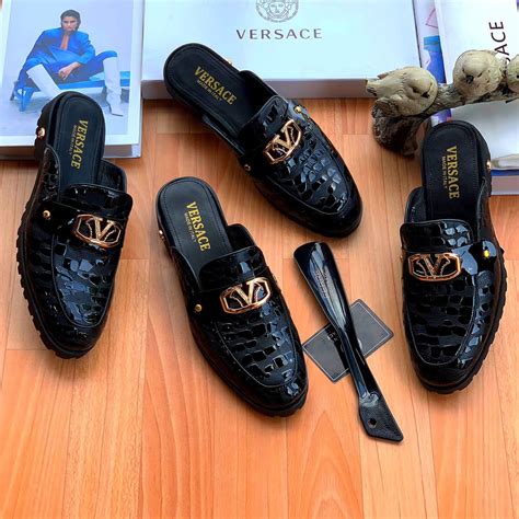 versace men's dress shoes on sale|Versace collection men's loafers shoes.